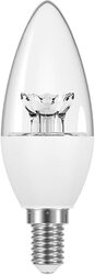 Osram E14 Bulb LED Value Classic B Clear 4.9 W Warm White Candle Lamp  - 2700K Pack Of 6